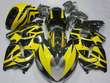1996-2007 Suzuki GSXR 1300 Motorcycle Fairings - Yellow Black UK