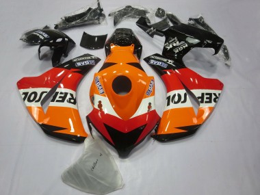 2008-2011 Honda CBR1000RR Bike Fairings - Orange White Red Glossy Black Repsol UK
