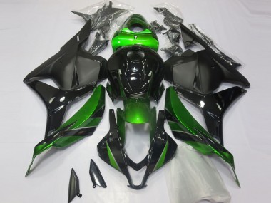 2009-2012 Honda CBR600RR Motorcycle Fairings - Green Glossy Black Matte Black UK