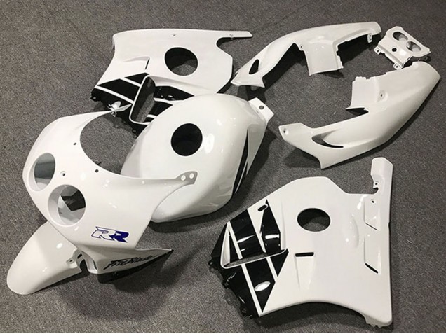 1990-1998 Honda CBR250RR Motorcycle Fairings - White Glossy Black UK
