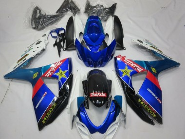 2009-2016 Suzuki GSXR 1000 Motorcycle Fairings - Blue Red Black White RockStar UK