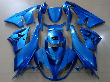2009-2012 Kawasaki ZX6R Motorcycle Fairings - Blue UK