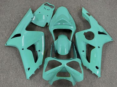 2003-2004 Kawasaki ZX6R Motorcycle Fairings - Cyan UK