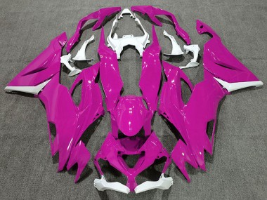 2019-2022 Kawasaki ZX6R Motorcycle Fairings - White Hot Pink UK