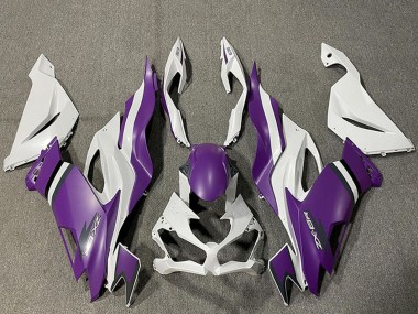 2019-2022 Kawasaki ZX6R Motorcycle Fairings - White Purple UK