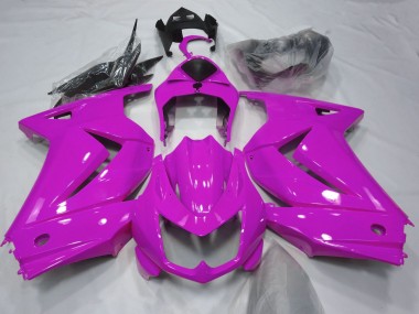 2008-2012 Kawasaki Ninja 250 Motorcycle Fairings - Pink UK