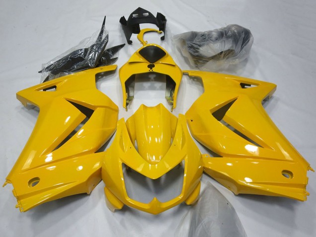 2008-2012 Kawasaki Ninja 250 Motorcycle Fairings - Yellow UK