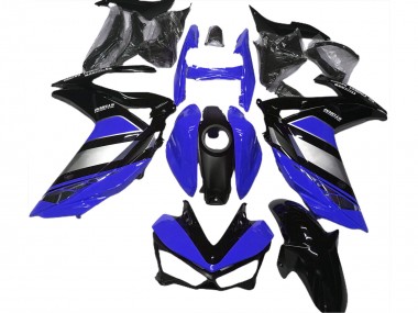 2015-2018 Yamaha R3 Motorcycle Fairing - Blue Silver Glossy Black Yamalube UK