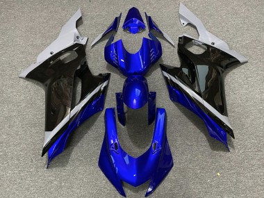 2017-2023 Yamaha R6 Motorcycle Fairings - Grey Blue Glossy Black UK