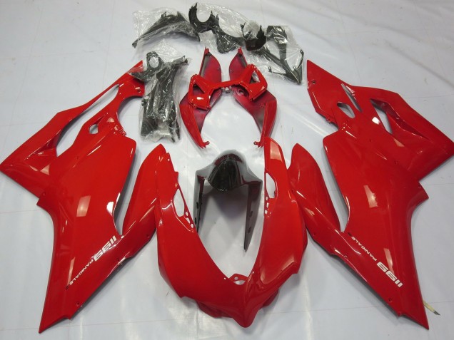 2011-2014 Ducati 1199 Motorcycle Fairings - Red UK