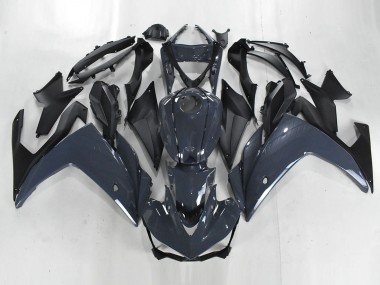 2015-2018 Yamaha YZF R3/R25 Motorcycle Fairings - Dark Grey Matte Black UK