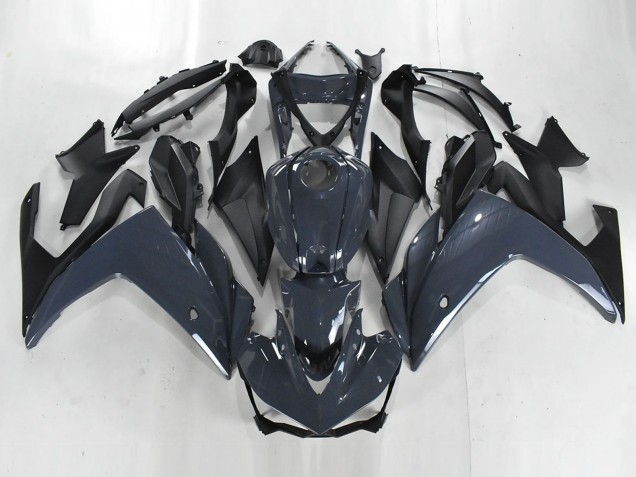 2015-2018 Yamaha YZF R3/R25 Motorcycle Fairings - Dark Grey Matte Black UK