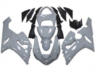 2005-2006 Kawasaki ZX6R Motorcycle Fairings - Nardo Grey UK