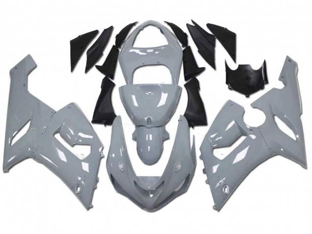 2005-2006 Kawasaki ZX6R Motorcycle Fairings - Nardo Grey UK