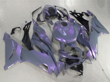 2019-2022 Kawasaki ZX6R Motorcycle Fairings - Chameleon Grey Dazz Pearl Purple UK