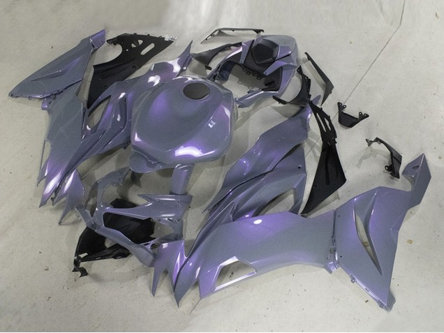 2019-2022 Kawasaki ZX6R Motorcycle Fairings - Chameleon Grey Dazz Pearl Purple UK