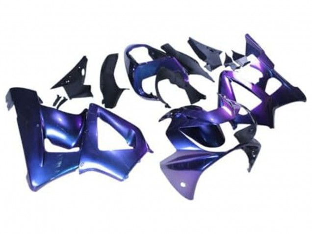 2000-2001 Honda CBR900RR 929 Motorcycle Fairings - Chameleon Blue Purple UK
