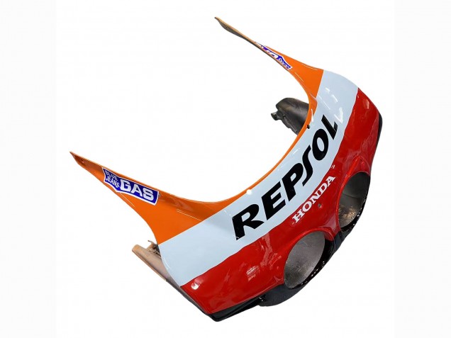 1987-1989 Honda CBR400RR NC23 Motorcycle Fairings - Orange White Red Glossy Black Repsol HRC UK