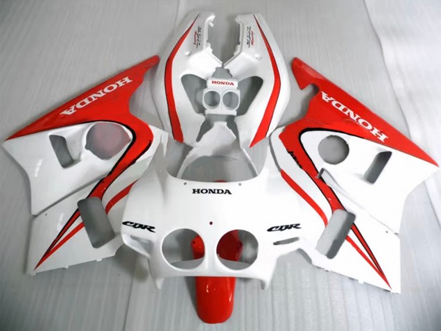 1987-1989 Honda CBR400RR NC23 Motorcycle Fairings - White Red UK