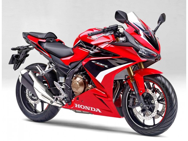 2022 Honda CBR400R Motorcycle Fairings - Red White Glossy Black UK