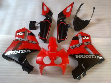 1988-1992 Honda VFR400R NC30 Motorcycle Fairings - Red Black UK