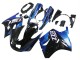 1990-1992 Kawasaki ZZR1100 Motorcycle Fairings - Blue Glossy Black UK