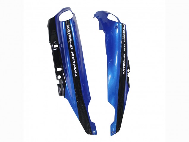 1990-1992 Kawasaki ZZR1100 Motorcycle Fairings - Blue Glossy Black UK