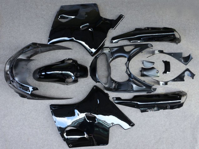 1993-2003 Kawasaki ZZR1100 Motorcycle Fairing - Glossy Black UK