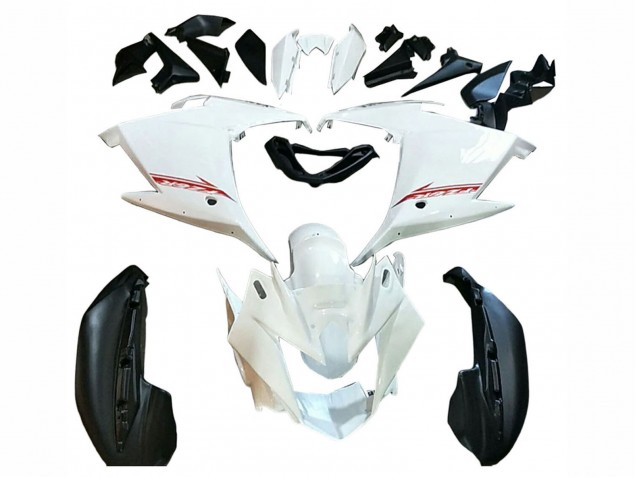 2009-2015 Yamaha FZ6R Motorcycle Fairings - White Black Red UK