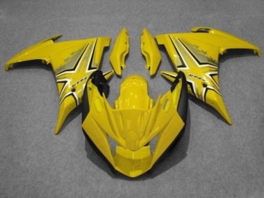 2009-2015 Yamaha FZ6R Motorcycle Fairings - Yellow Black UK