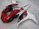 2009-2015 Yamaha FZ6R Motorcycle Fairings - Red White Black 6 UK