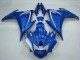 2009-2015 Yamaha FZ6R Motorcycle Fairings - Blue White UK