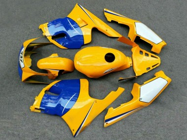 1991-1994 Yamaha TZR250 3XV Motorcycle Fairings - Yellow Blue White UK