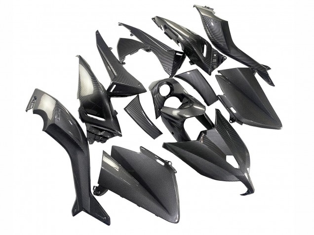 2012-2014 Yamaha TMAX530 Motorcycle Fairings - Black Carbon Fiber UK