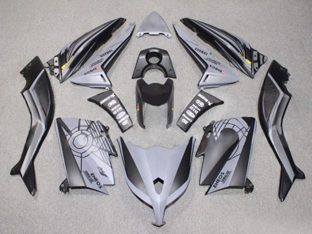 2012-2014 Yamaha TMAX530 Motorcycle Fairings - Matte Black Grey ENEOS Yamalube UK