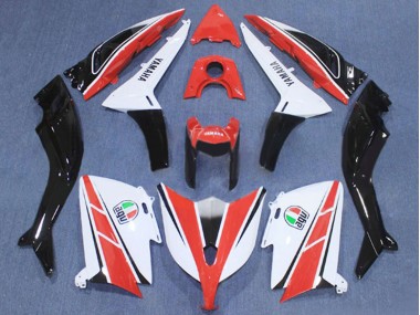 2012-2014 Yamaha TMAX530 Motorcycle Fairing - Red White Black UK