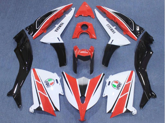 2012-2014 Yamaha TMAX530 Motorcycle Fairing - Red White Black UK