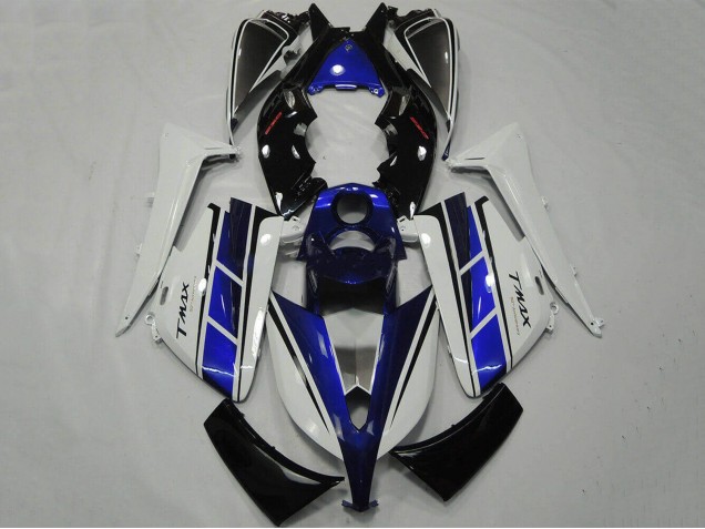 2012-2014 Yamaha TMAX530 Motorcycle Fairing - White Blue Black UK