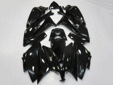 2012-2014 Yamaha TMAX530 Motorcycle Fairings - Glossy Black UK