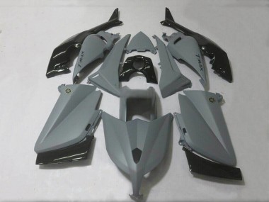 2012-2014 Yamaha TMAX530 Motorcycle Fairings - Matte Grey Glossy Black UK