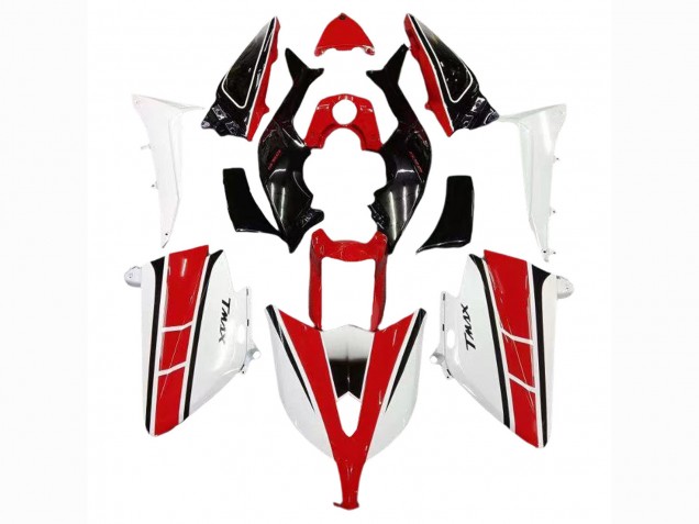 2012-2014 Yamaha TMAX530 Motorcycle Fairings - Red White Black UK