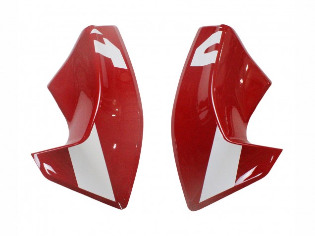 2020-2024 Ducati Panigale V2 Motorcycle Fairings - Red Glossy Black Monster Corse UK