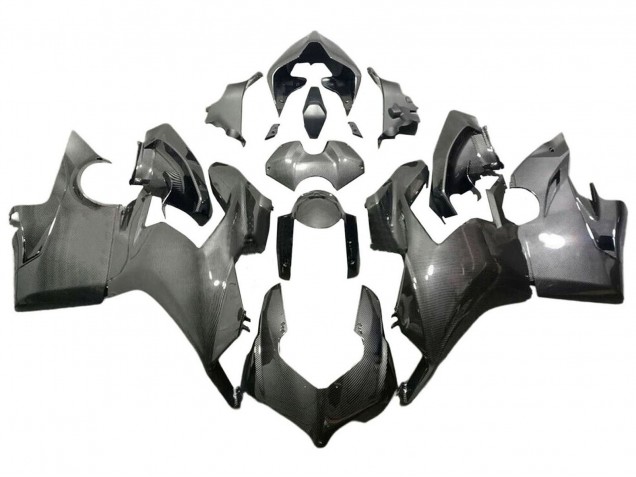 2018-2019 Ducati Panigale V4 V4S Motorcycle Fairings - Black Carbon Fiber Style UK