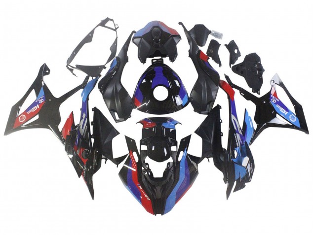 2023-2024 BMW S1000RR Motorcycle Fairing - Black Blue Red UK
