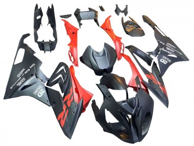 2015-2016 BMW S1000RR Motorcycle Fairings - Matte Black Red UK