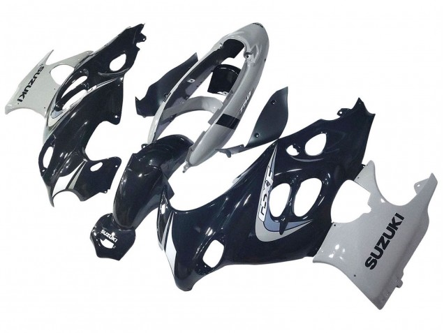 2004-2006 Suzuki GSX600F/GSX750F Motorcycle Fairing - Glossy Black Grey UK