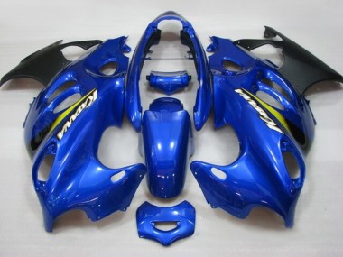 2004-2006 Suzuki GSX600F/GSX750F Motorcycle Fairings - Blue Yellow Matte Black Katana UK
