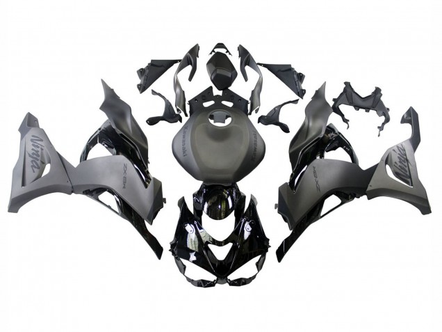 2023-2025 Kawasaki ZX6R Motorcycle Fairings - Grey Ninja UK