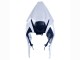 2023-2025 Kawasaki ZX6R Motorcycle Fairings - Pearl White Black Red UK