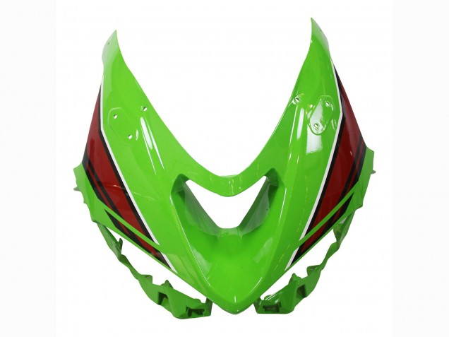 2023-2025 Kawasaki ZX6R Motorcycle Fairings - Green Black UK